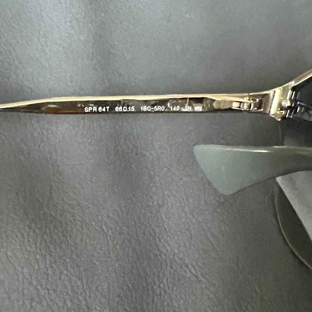 Prada Womens Sunglasses PR64TS Round Metal Frame 66mm Authentic
